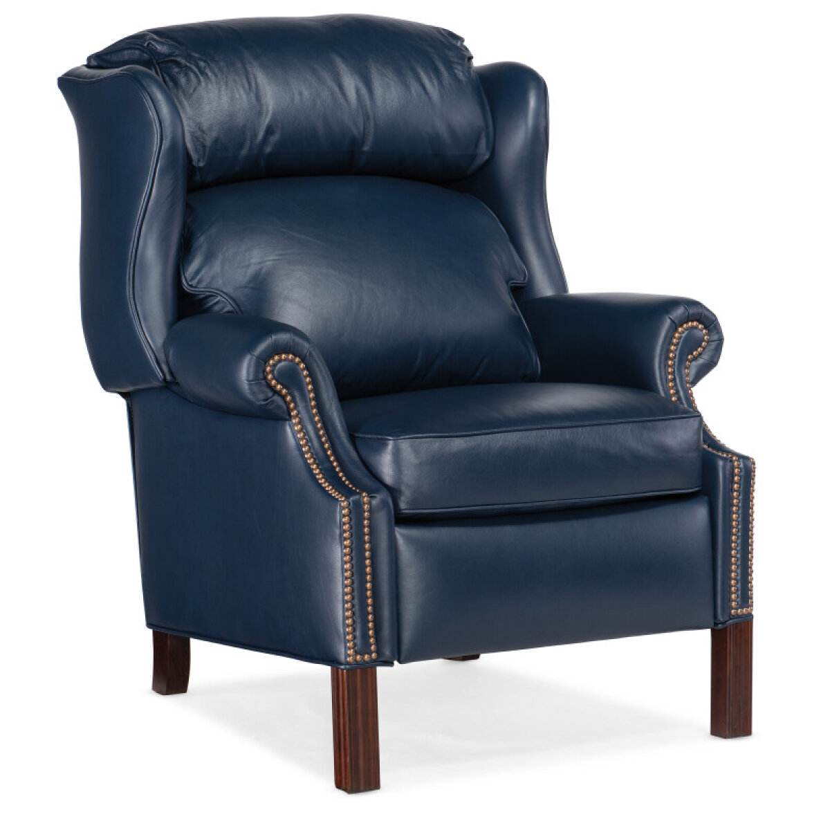 6cb24f1f3cf383f0aff172db0c8f8ac0 Chippendale Reclining Wing Chair - Image 1