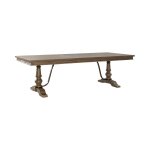 Americana Farmhouse 5 Piece Trestle Table Set - Image 3