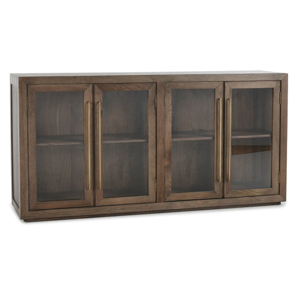 6d025189dc5b5e9ad05a08d50fab4d90 Bradley Solid Wood 4dr Cabinet - Landmark Brown - Image 1