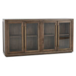 Bradley Solid Wood 4dr Cabinet - Landmark Brown
