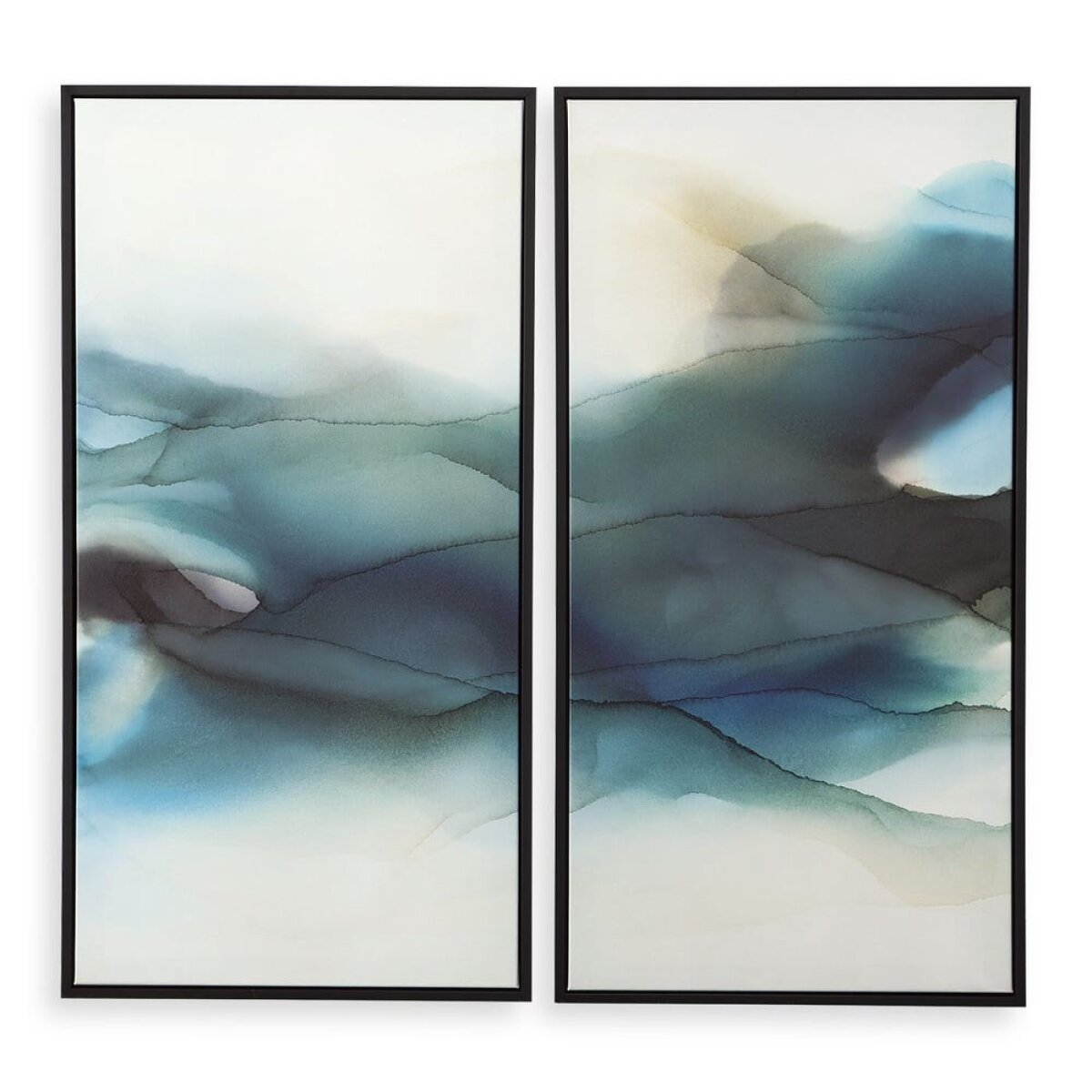 6d0689c57d5cd940e0fb3c35f37bb35a September Desert Framed Canvases, S/2 - Image 1