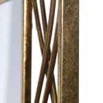Antique Gold Metal Wall Mirror - Image 6