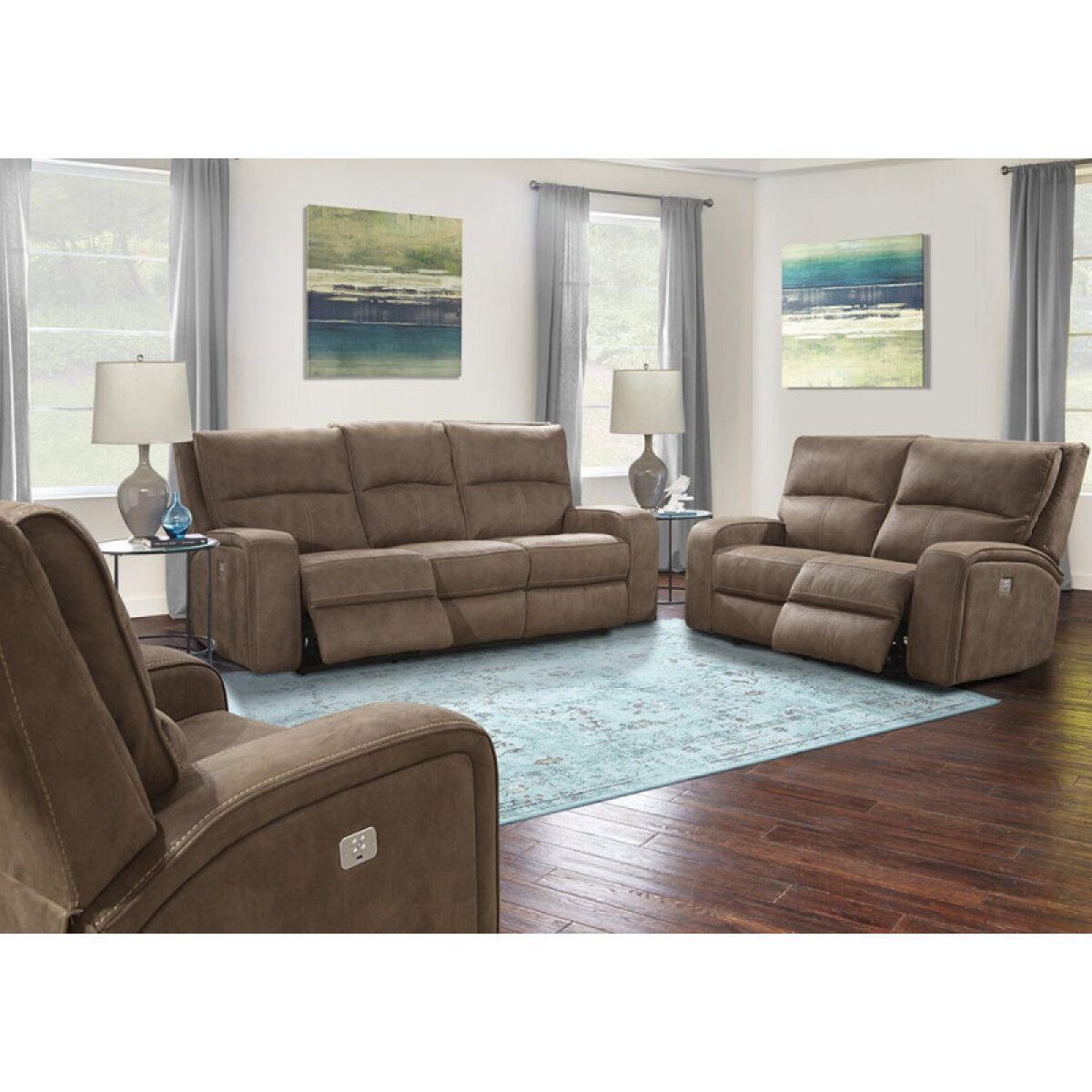 6dd87a7797460f361cf10f10290fc4ee Polaris - Kahlua Power Reclining Collection - Image 1