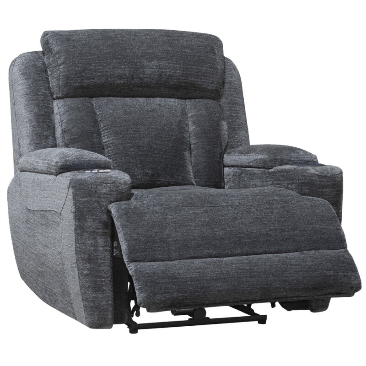 6e9bbaeb8ccaee75d7a4cf32a0a45695 Dalton - Lucky Charcoal Power Recliner - Image 1