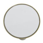 Spun Gold Drinking Table With White Marble Top - Image 3