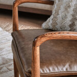 Kiannah Club Chair - Barrel Brown - Image 6