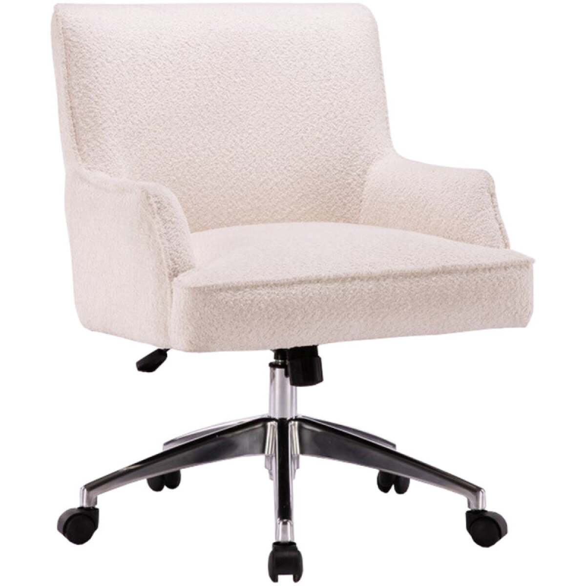 7051155e40c3a56c50c8f17a028d22b7 Dc#504-hmi - Himalaya Ivory Fabric Desk Chair - Image 1