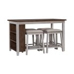 Brook Creek 5 Piece Counter Set- Two Tone - Image 3