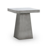 Far Marble/metal Square End Table - White/slate Gray - Image 3