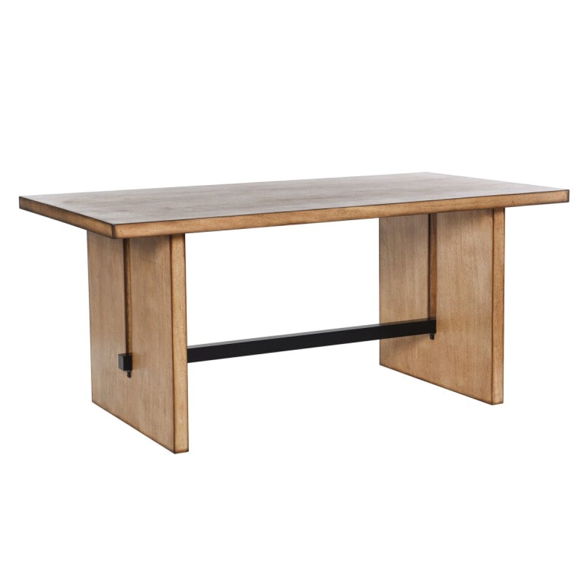 7131d507b717c0502edde150fbffebf3 Dann Foley Lifestyle Dining Table Made Of Mango Wood Veneer In A Light Tobacco Brown Finish Anti - Image 1