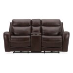 Blair Loveseat w/Console P2 & ZG - Cognac - Image 5