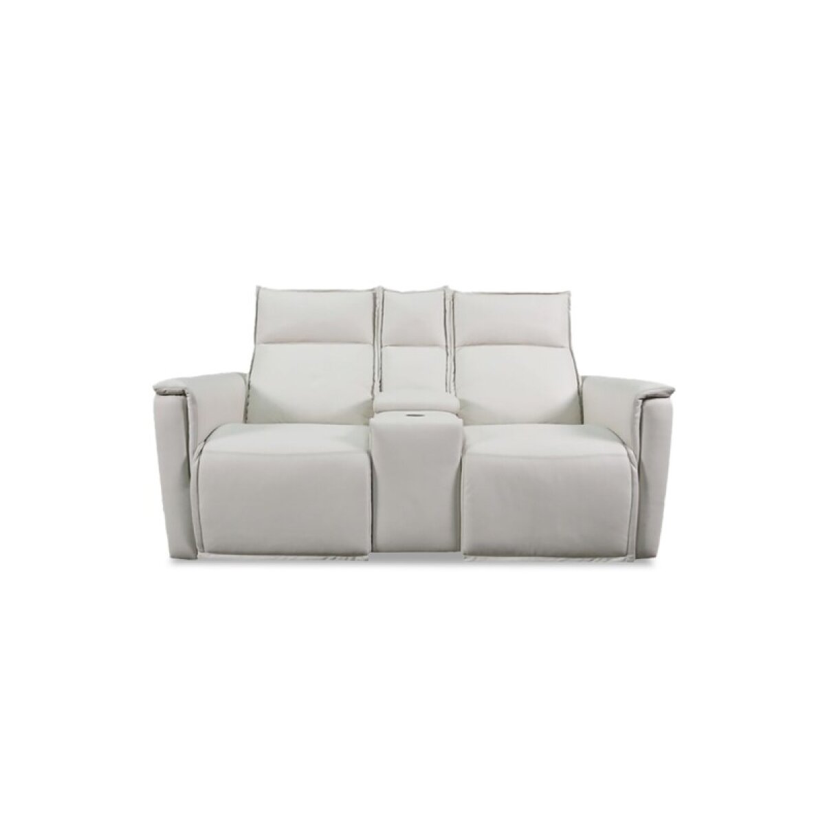 71bbcc6d0668ad13c4814176ac2feb4f Chauncey Leather Power Reclining Loveseat with Center Console - Image 1