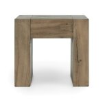 Bristol Solid Wood Square End Table - Cafe Brown - Image 3