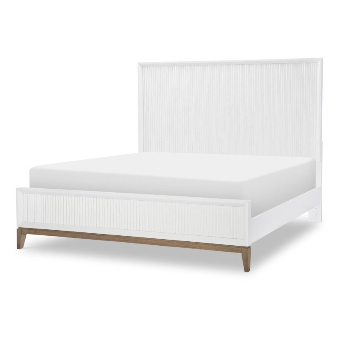 72d18a95a2e599fbfcd52b2d1d9925f9 Complete Sculpted Panel Bed King 6/6 - Image 1