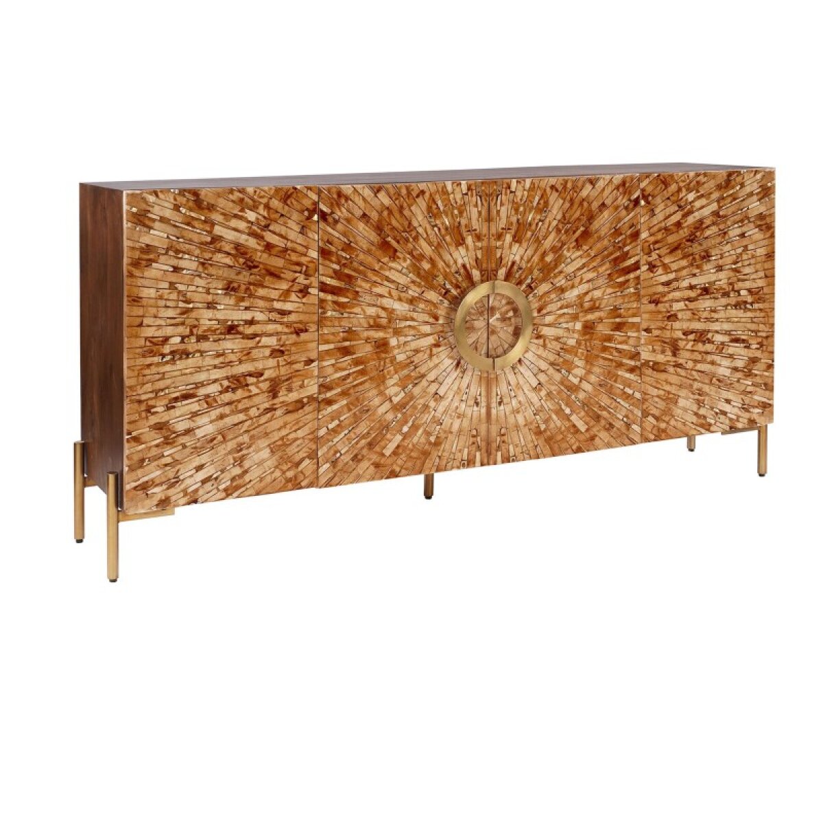 731b6043bd396cb3a0edfd1fd1beb727 Safari Bone Inlay Sideboard - Image 1