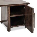 Norwood Solid Wood Desk - Bark Brown - Image 9