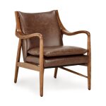 Kiannah Club Chair - Barrel Brown