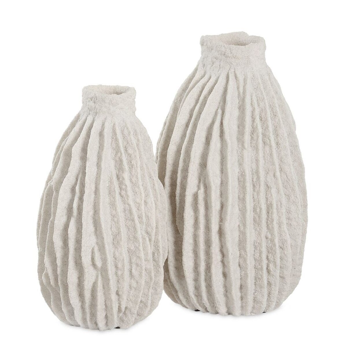 73a668699425fa7d9e67dd4aa505a810 Ivory Ridge Vases, S/2 - Image 1