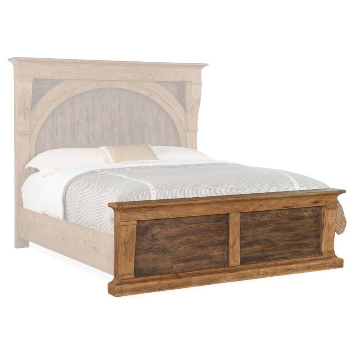 73e3fe88c1cb756d79e4d20aa941300d Bedroom Big Sky 6/0-6/6 Corbel Footboard - Image 1