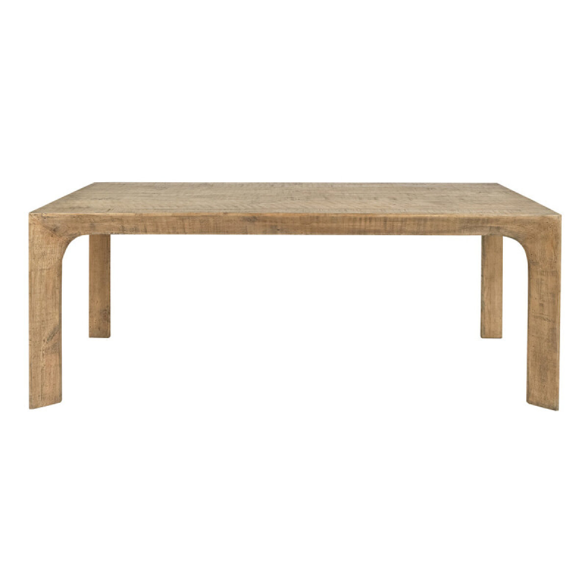73e9227cce90500bc6854bdcb06518aa Crest Solid Wood Rectangle Dining Table - Warm Natural - Image 1