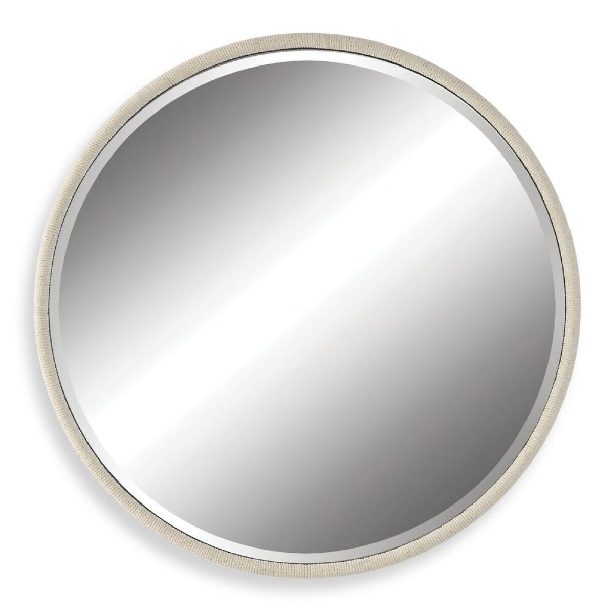 73f48a94f21e2551775ef8cb2c83863c Ranchero Round Mirror, White - Image 1