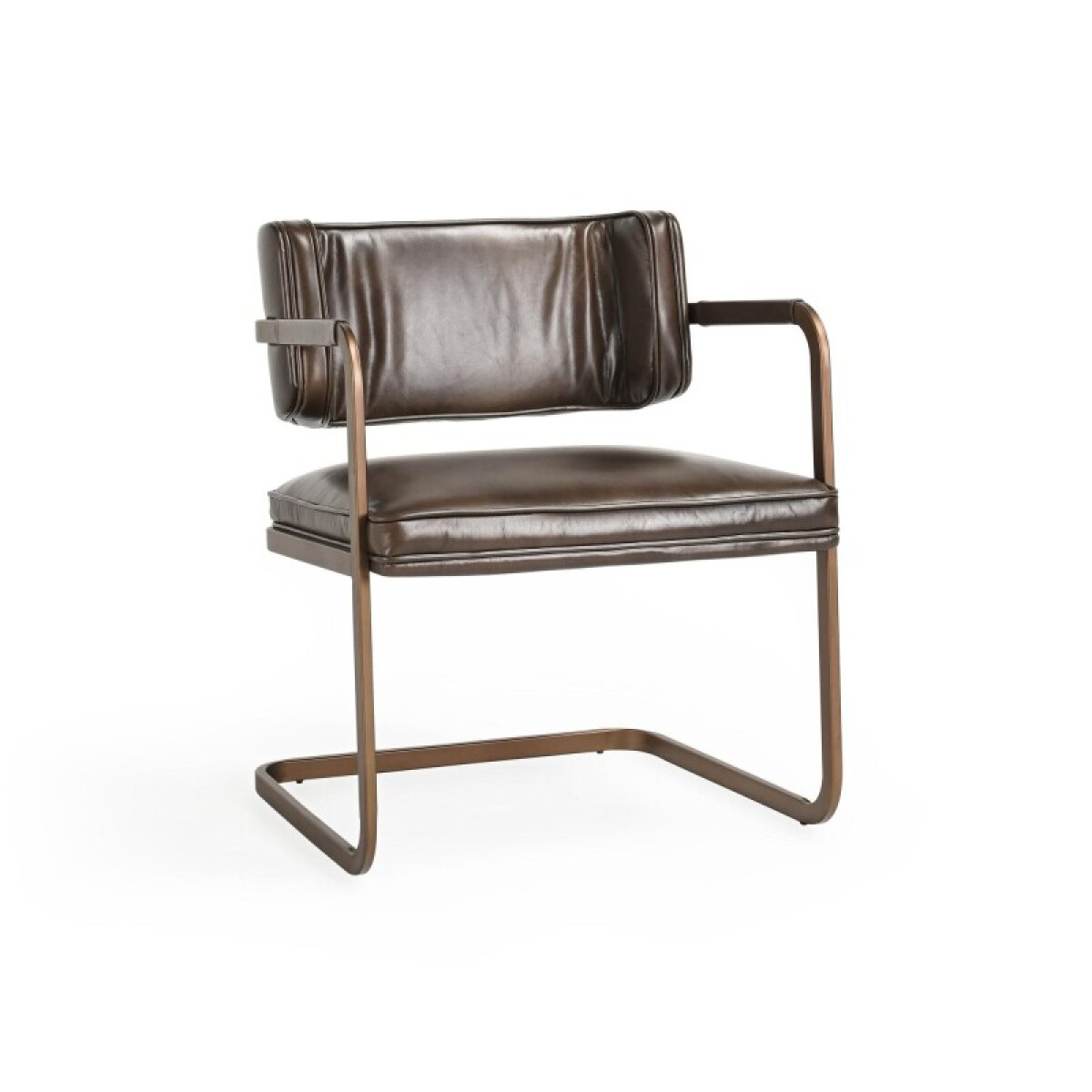 74a52789898873a7ab352bc4123c310a Fonda Leather Dining Chair - Truffle Brown - Image 1