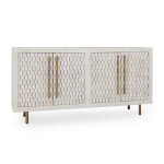 Norwood Solid Wood 4dr Buffet - Coastal White