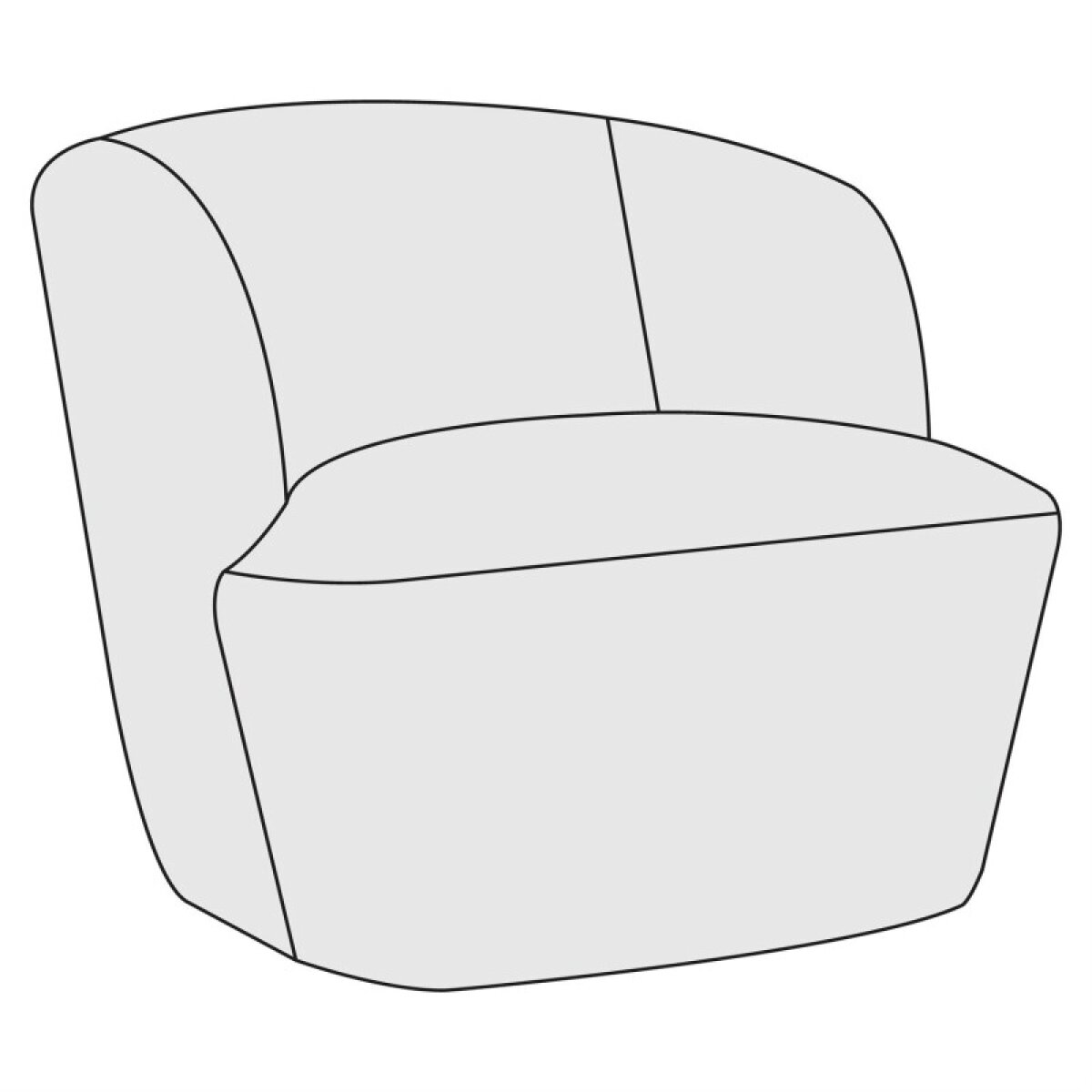 75e63f0d32da6de85c5fd98a0ec095f7 Tilly Leather Swivel Chair - Image 1