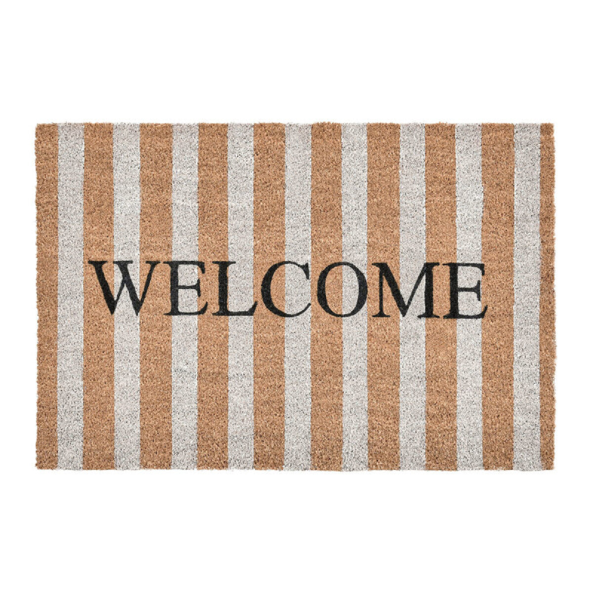761cac41d2ae99b3c3a4adaffa2d97f2 Striped Doormat 24x36 - Natural - Image 1