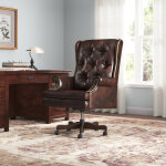 Dc#112-ha - Havana Leather Desk Chair - Image 3