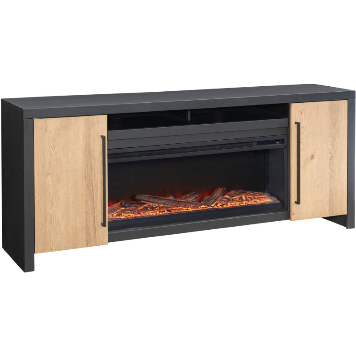 76381b48a6003c88cc64c7a6ad485dee Edison 77" Fireplace Console W/ 42" Insert - Image 1