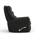 Hercules - Black Manual Swivel Glider Recliner
