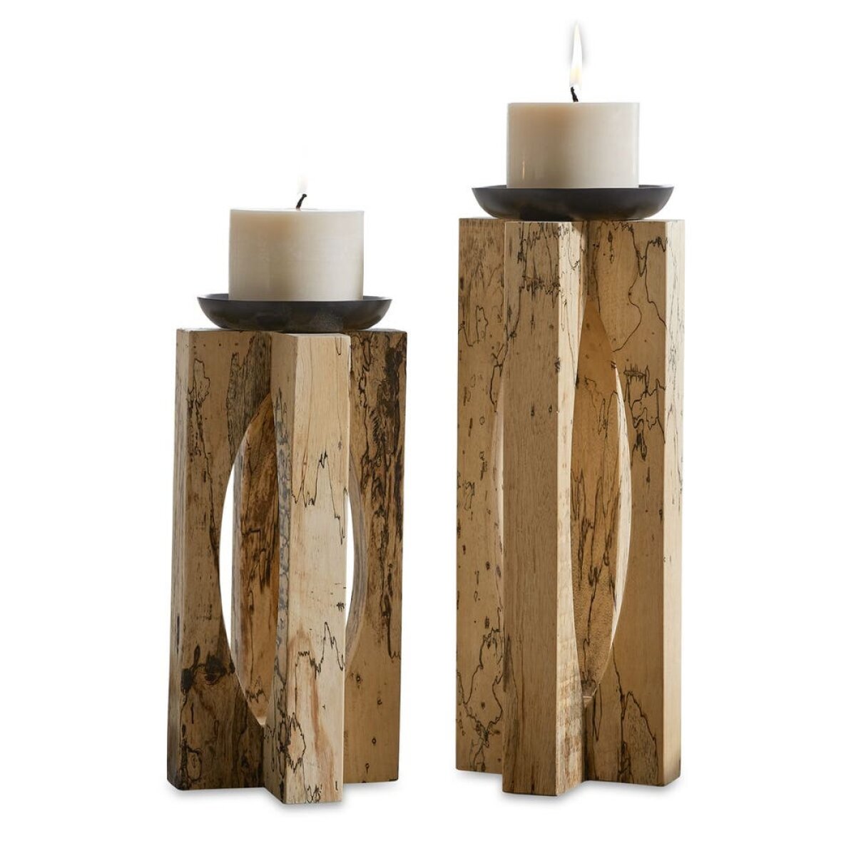 78871225a8a98d1f667c3b398ee7b3ed Ilva Candleholders, S/2 - Image 1