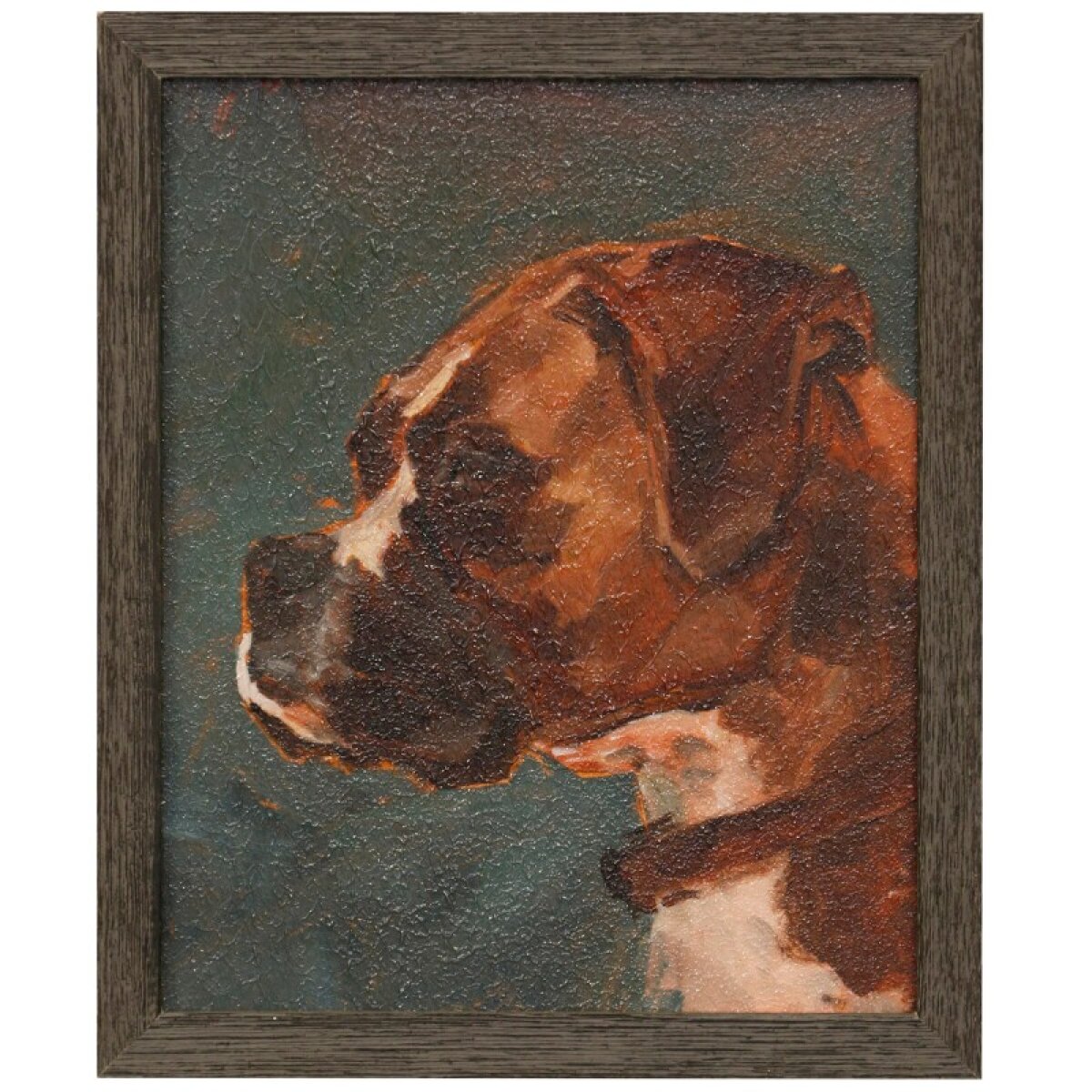 7891e28466619ab86ea18164172c468b Dogs Textured Framed Print - Image 1