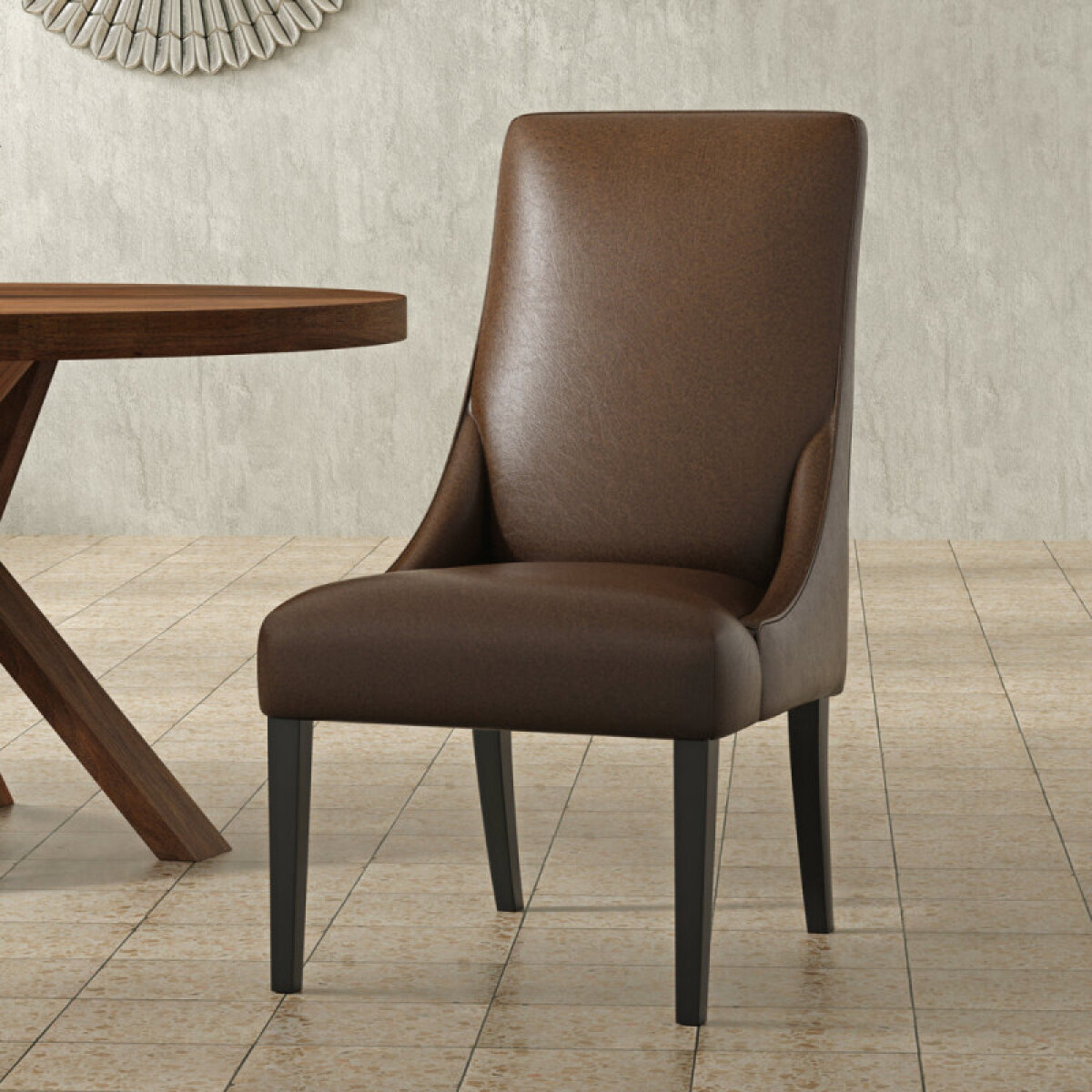 78acf76a286eb7f8e8f5c138d98986a8 Sierra - Copley Brown Dining Chair (2/ctn - Sold In Pairs) - Image 1