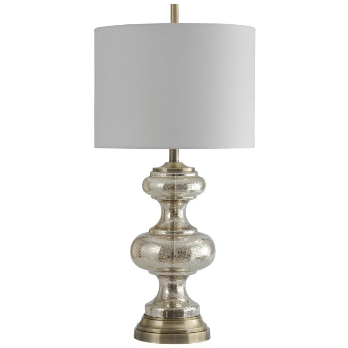 78e4f1d48a217ed134fa0d61a306efa7 Northbay With Antique Brass Glass And Metal Transitional Table Lamp - Image 1