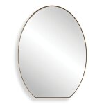 Cabell Oval Mirror, Brass