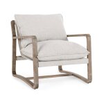 Mariah Upholstered Accent Chair - Natural
