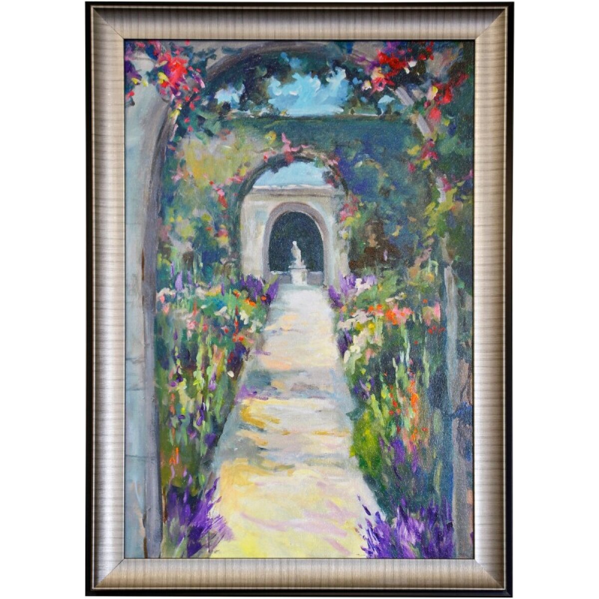79b6961e94702762ee8504f643ae75f8 Peaceful Passage Textured Framed Print - Image 1