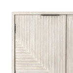 Flint Solid Wood 6dr Cabinet - Coastal White - Image 7