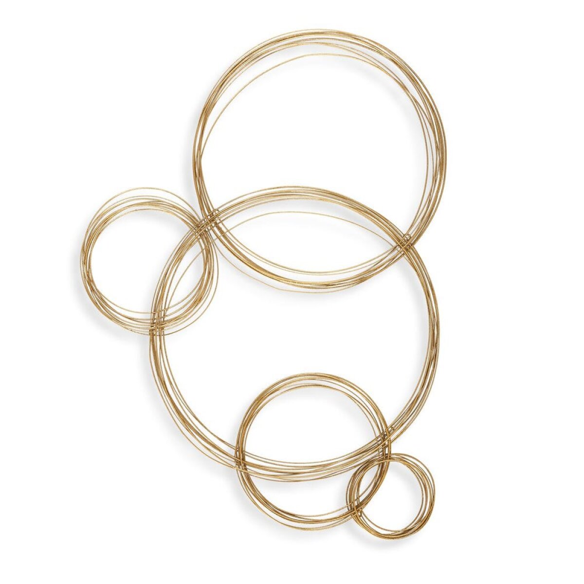 79cca6292a0f0883cc1b9f566b982276 Golden Bubbles Metal Wall Decor - Image 1