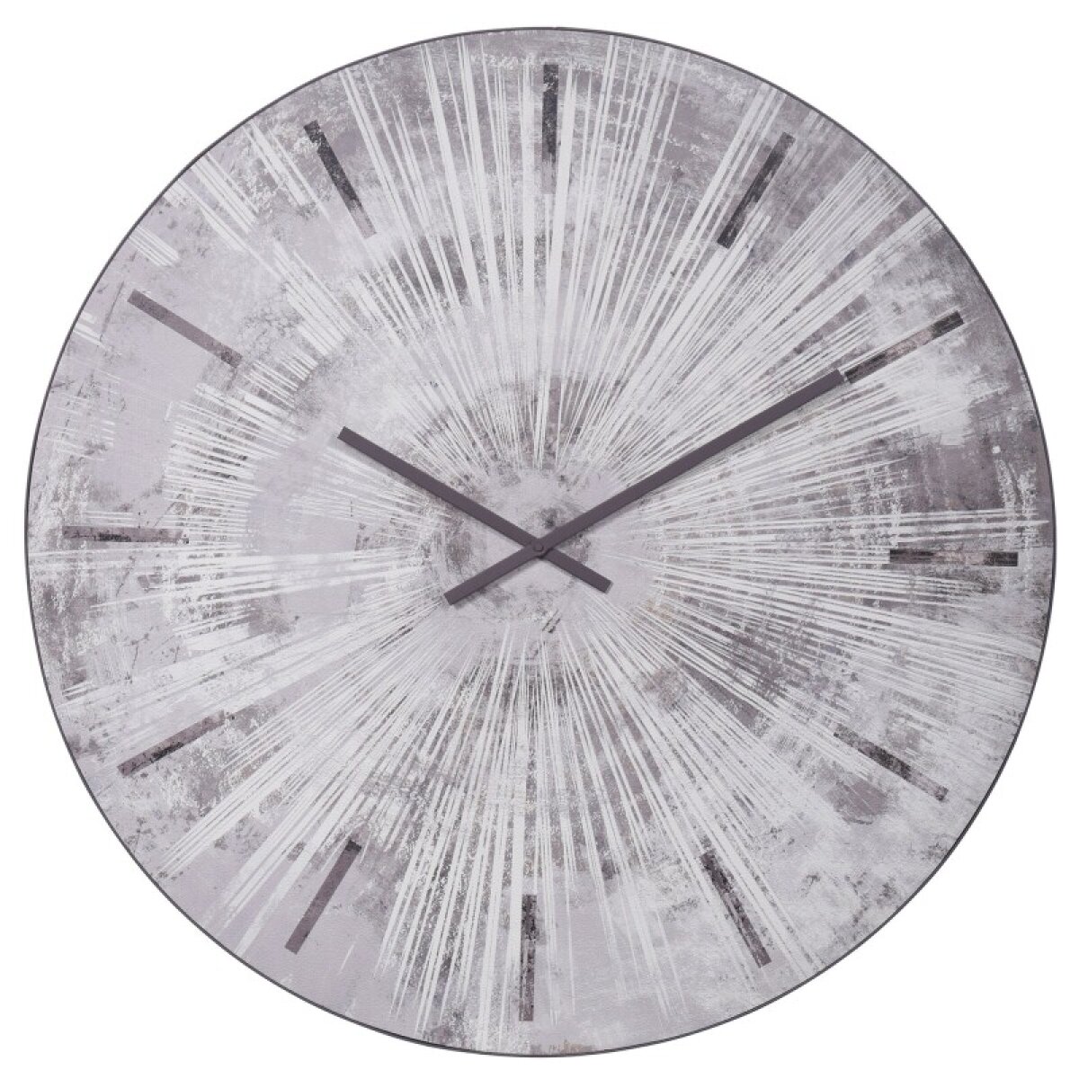 79d6ab40ebf6570467e8c9a2975cd5c7 Gray Star Metal And Wood Wall Clock - Image 1