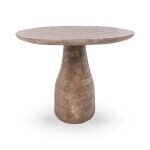 Amra Solid Wood Oval Dining Table - Sandstone Greige - Image 3