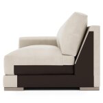 Lars Leather Left Arm Loveseat Without Pillows - Image 4