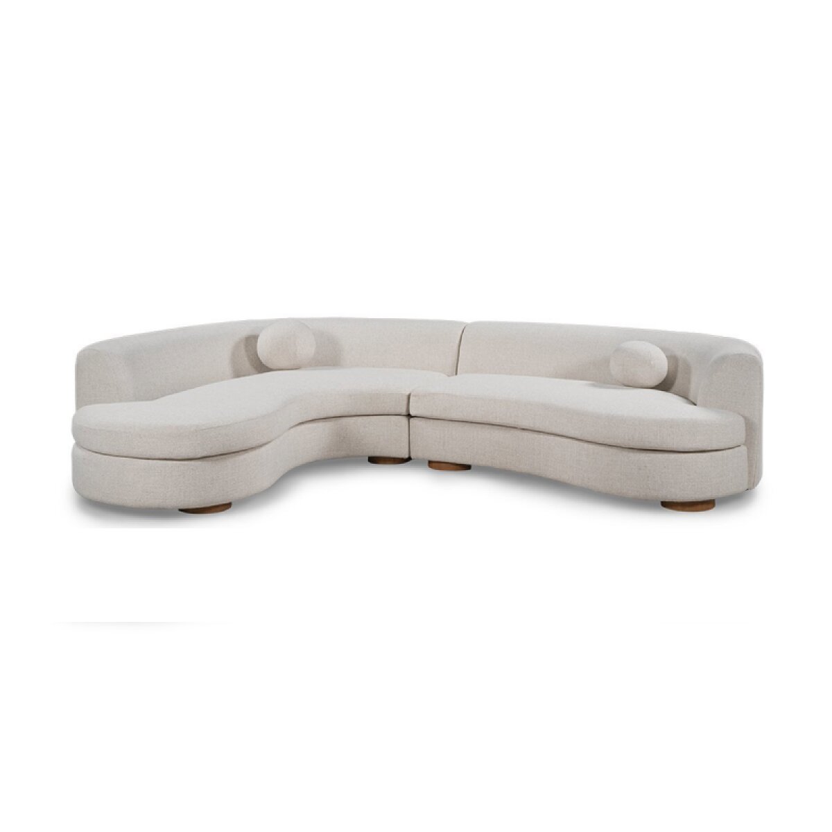 7a84d866d2e74c25205fb74587967f3c Concord Upholstered Sectional - Ivory - Image 1