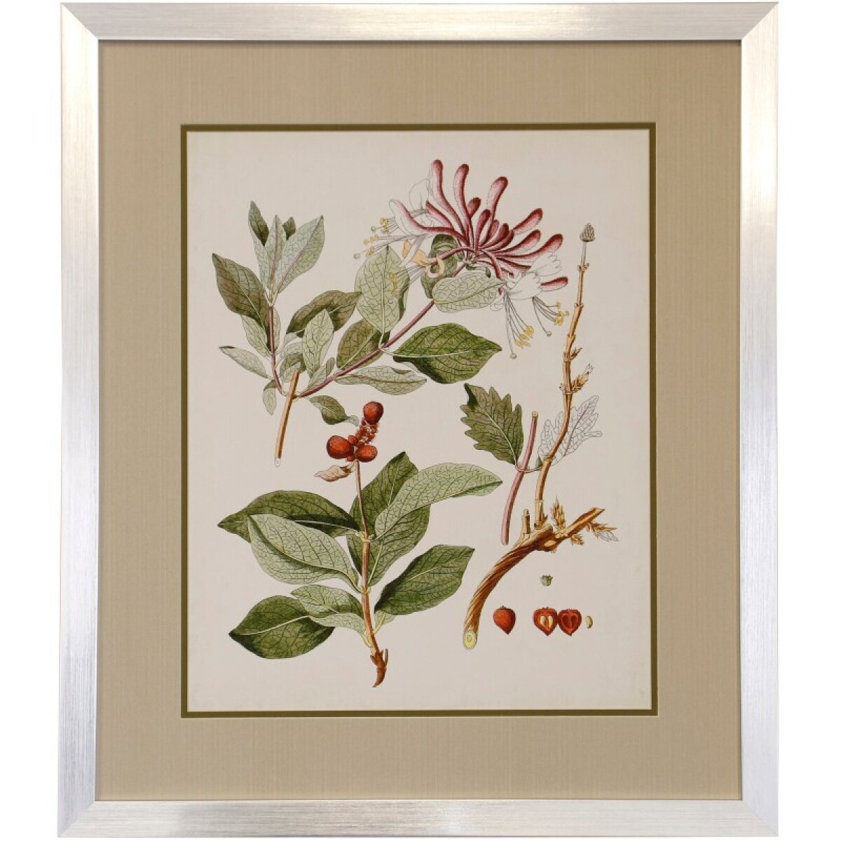 7ac99c51ca97f5106e04c1ee1f8e6a64 Flowering Trees Framed Print Under Glass - Image 1