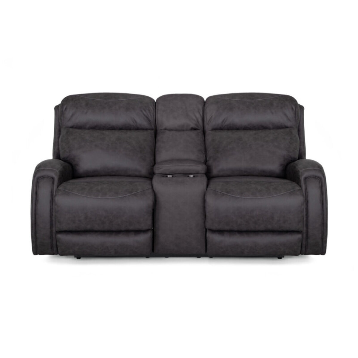 7adf75e074ce5764a94afe1f85cd6f67 679 Bridger Reclining Console Loveseat (03 Color Only) 67934 - Image 1
