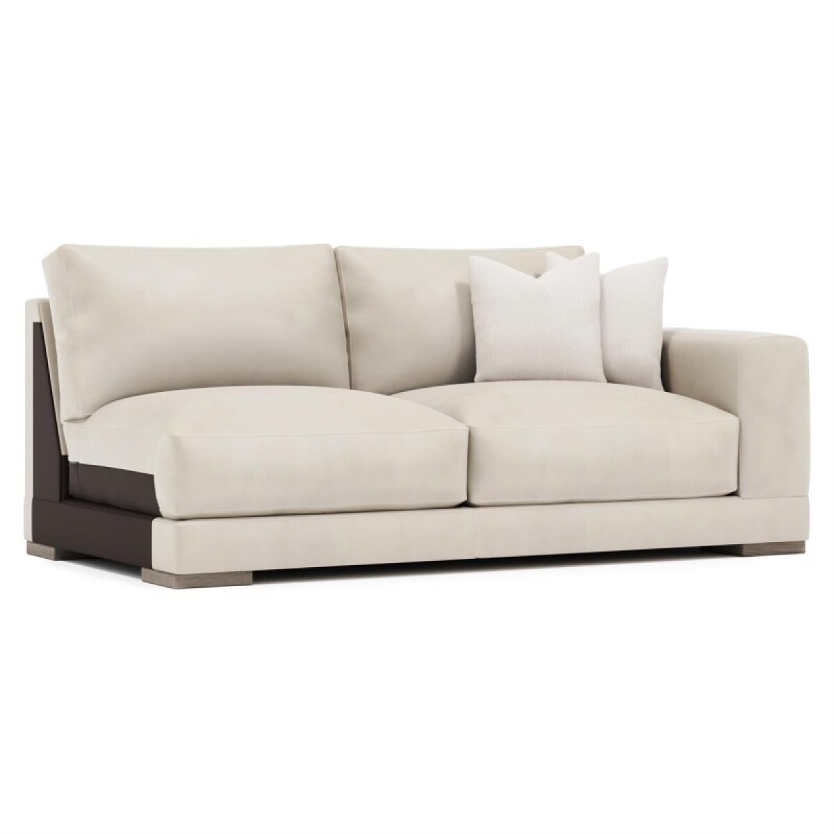 7b03d239bffa3a7e8260b18675d2d2ef Lars Leather Right Arm Loveseat - Image 1