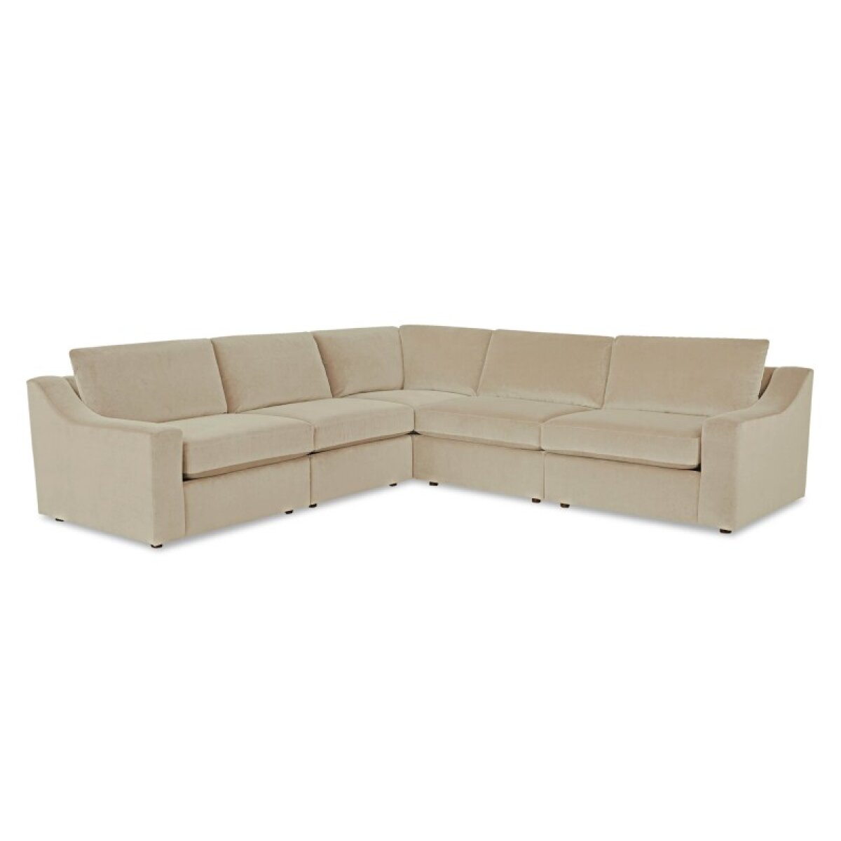 7be820eef3e109d0b6abf5045ff6db69 Blake Slope Arm Modular L-Shaped Sectional - Image 1