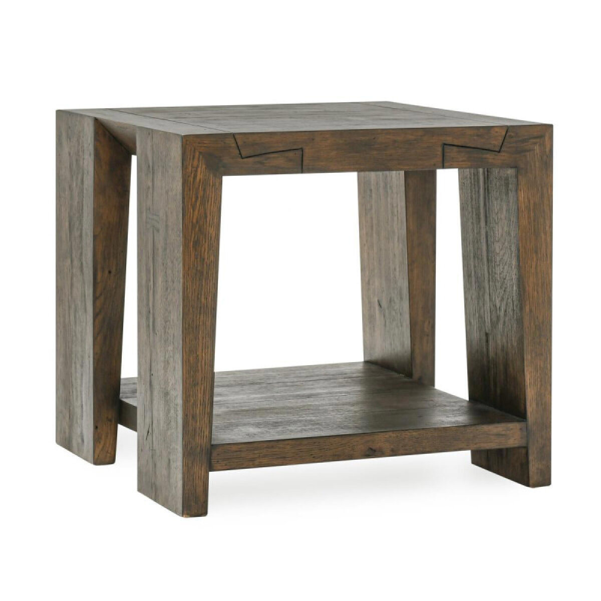 7bed288bc537261caf9e4024b80db40e Troy Solid Wood Square End Table - Suede Brown - Image 1
